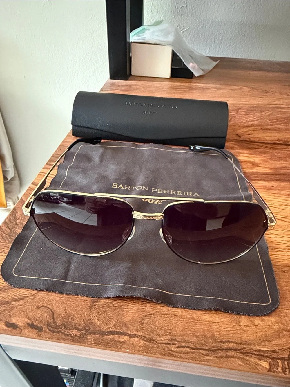 Barton Perreira Men's Aviator Sunglasses